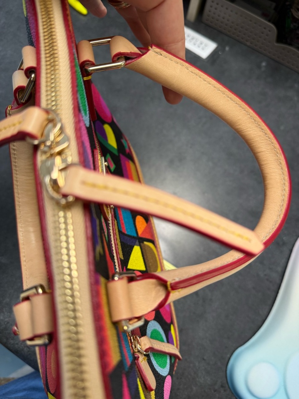 Dooney and Bourke Art Deco Zip Zip Satchel - Picture 6 of 14